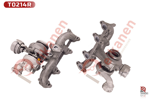 Турбокомпрессор BORGWARNER восстановленный Фольксваген Транспортер 5 (VW TRANSPORTER V) 1.9TDI BRR/BRS с отв. под датчик