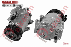 Компрессор кондиционера восстановленный Хюндай Санта Фе (HYUNDAI SANTA FE) II 2.2CRDi 06-09