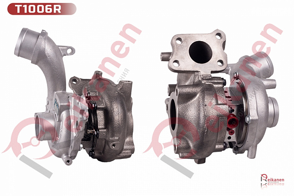 Турбокомпрессор BORGWARNER восстановленный Ниссан Навара (NISSAN NAVARA) D40 2.5dCi 10- БЕЗ ЭЛ. АКТ