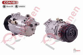Компрессор кондиционера восстановленный Опель Астра (OPEL ASTRA) G 1.6 02-09
