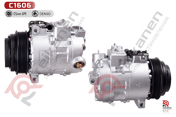Компрессор кондиционера восстановленный Мерседес (MERCEDES) C/CLK/G/E/ML/S 96-06