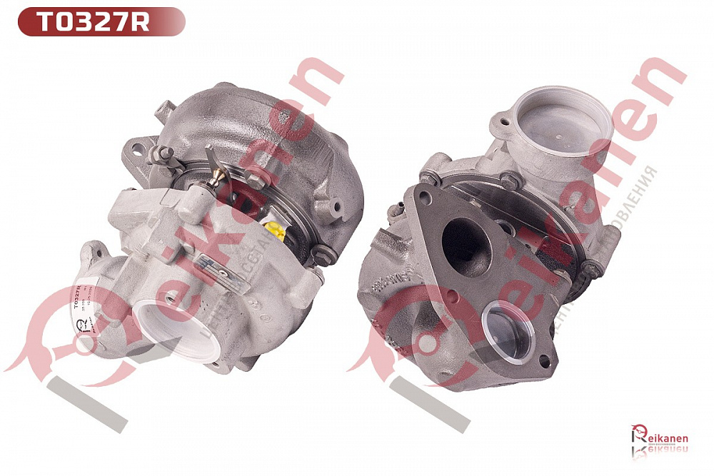 Турбокомпрессор BORGWARNER восстановленный БМВ (BMW) 5/7/X5/X6 N57D30B верхняя 09-15 [БЕЗ ЭЛ. АКТ]