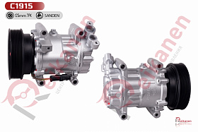 Компрессор кондиционера восстановленный Рено Клио 3 (RENAULT CLIO) III 1.2 05-14 (7PK)