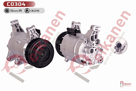 Компрессор кондиционера восстановленный Мини Купер (MINI ONE/COOPER) R50/R52 01-07