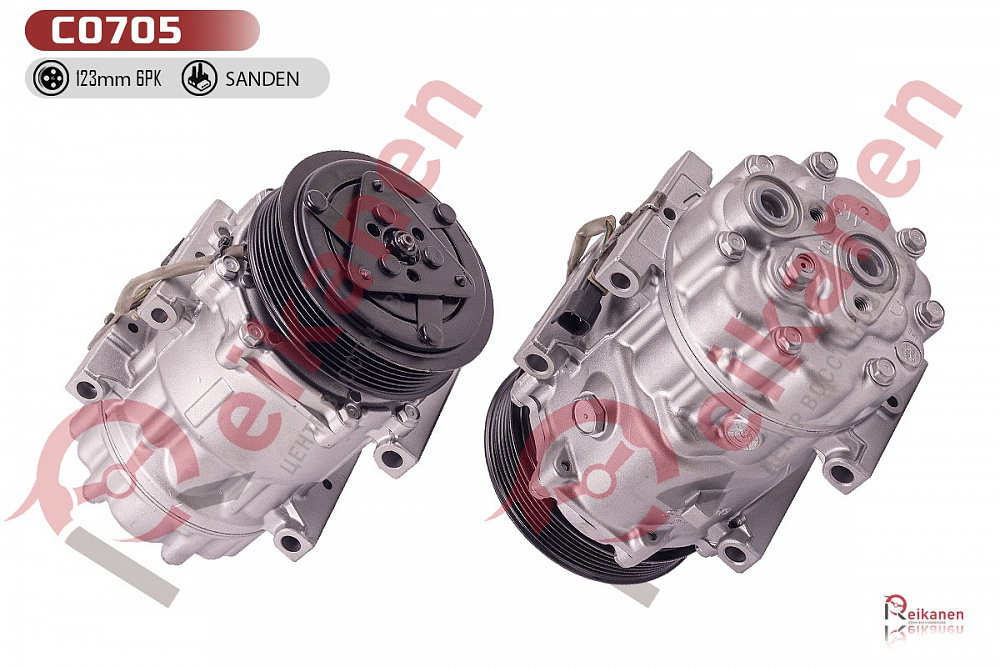 Компрессор кондиционера восстановленный Форд (FORD) / Вольво (VOLVO) 2.0D 03-15